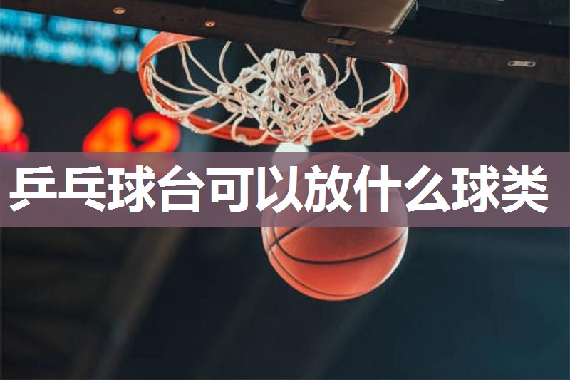 乒乓球台可以放什么球类